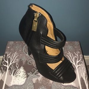 Lamb Peep Toe Booties